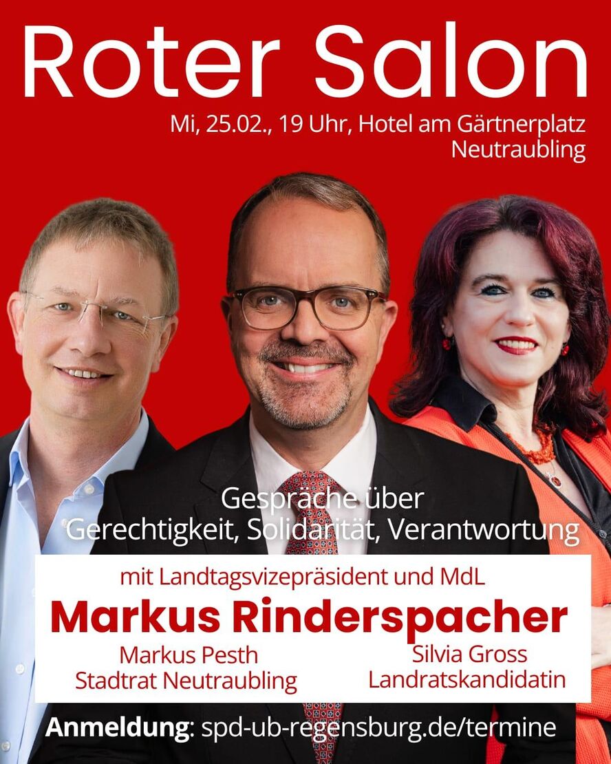 Roter Salon mit Markus Rinderspacher