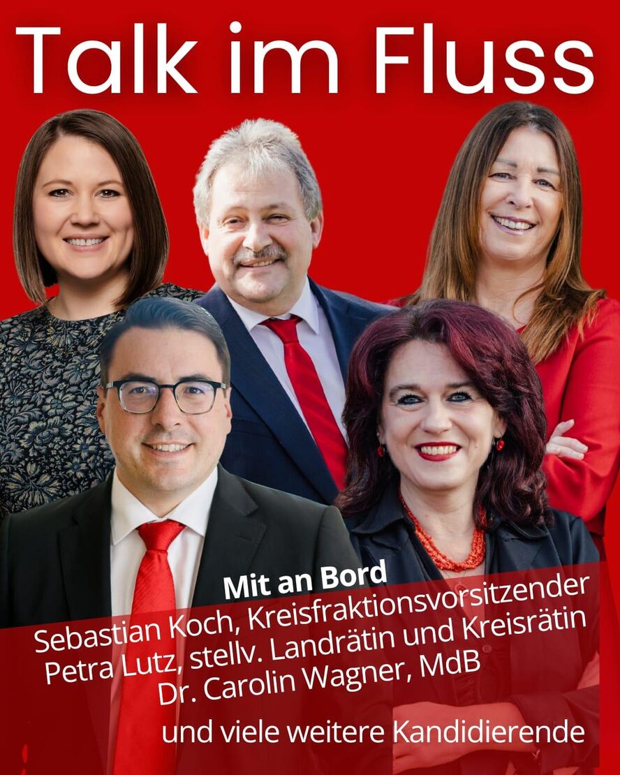 Talk im Fluss in Donaustauf